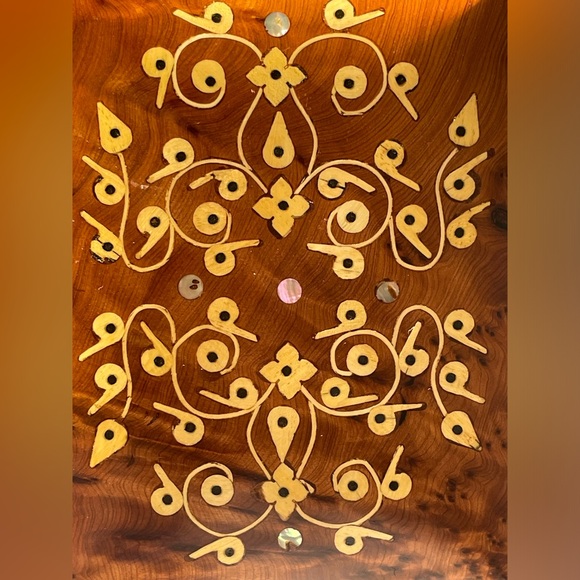 Jewelry Box - Moroccan burl wood Jewelry box - handmade Thuya - Picture 9 of 10